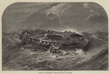 Wrack eines Ostindienfahrers